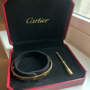 Cartier Gold Love Bracelet Jewelry